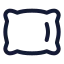 Pillow icon with stroke standard style