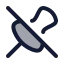 Pinoff icon with duotone rounded style