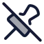 Pinoff icon with duotone standard style