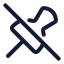 Pinoff icon with stroke standard style