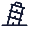 Pisa Tower icon preview
