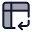 Pivot icon with duotone standard style
