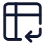 Pivot icon with stroke standard style