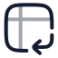 Pivot icon with twotone rounded style