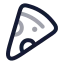 Pizza icon with twotone rounded style