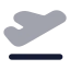 Planetakeoff icon with bulk rounded style