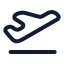 Planetakeoff icon with stroke rounded style