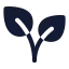 Plant icon with solid standard style