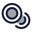 Plate icon with duotone standard style