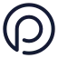 Plaxo icon with stroke rounded style