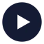 Playcircle icon with solid sharp style