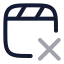 Playlistremove icon with twotone rounded style