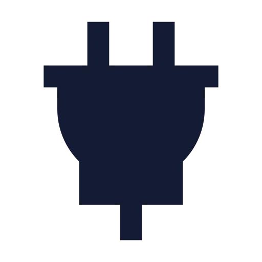 Plug 03 Icon in Solid Sharp style