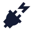 Plugzap icon with solid sharp style