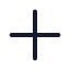Plus icon with duotone standard style