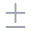 Plusminus icon with duotone rounded style