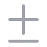 Plus Minus 01 icon preview