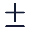 Plus Minus 01 icon preview