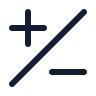 Plus Minus 02 icon preview