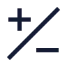 Plus Minus 02 icon preview