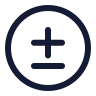 Plus Minus Circle 01 icon preview