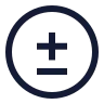 Plus Minus Circle 01 icon preview