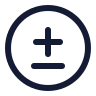 Plus Minus Circle 01 icon preview