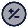 Plus Minus Circle 02 icon preview