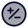 Plus Minus Circle 02 icon preview