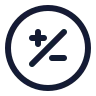 Plus Minus Circle 02 icon preview