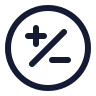 Plus Minus Circle 02 icon preview