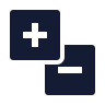 Plus Minus icon preview