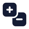 Plus Minus icon preview