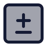 Plus Minus Square 01 icon preview