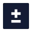 Plusminussquare icon with solid sharp style