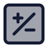 Plus Minus Square 02 icon preview