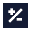 Plusminussquare icon with solid sharp style