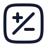 Plus Minus Square 02 icon preview