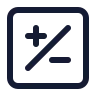 Plus Minus Square 02 icon preview
