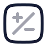 Plus Minus Square 02 icon preview