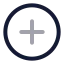 Plussigncircle icon with twotone rounded style