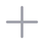 Plussign icon with duotone rounded style