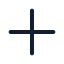 Plus icon with stroke rounded style