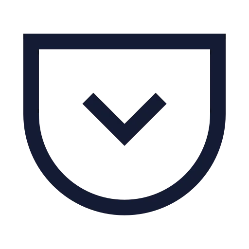 Pocket Icon in Stroke Sharp style