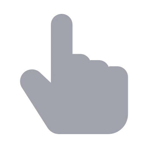 Pointer Icon in Bulk Rounded style
