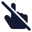 Pointeroff icon with solid standard style