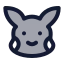 Pokemon icon with duotone standard style