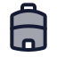 Polytank icon with duotone standard style