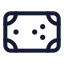 Pooltable icon with stroke standard style