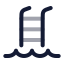 Pool icon with twotone rounded style